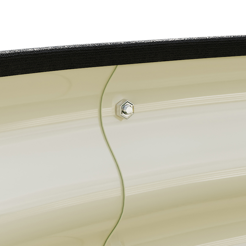 Living and Home Light Green Oval Shaped Galvanised Steel Raised Garden Bed 160 x 80 x 30cm Image 4