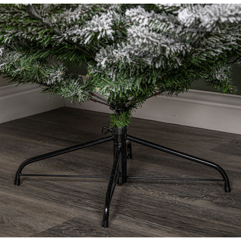 Samuel Alexander Snowy Green and White Everlands Liberty Spruce Artificial Christmas Tree 7ft Image 7