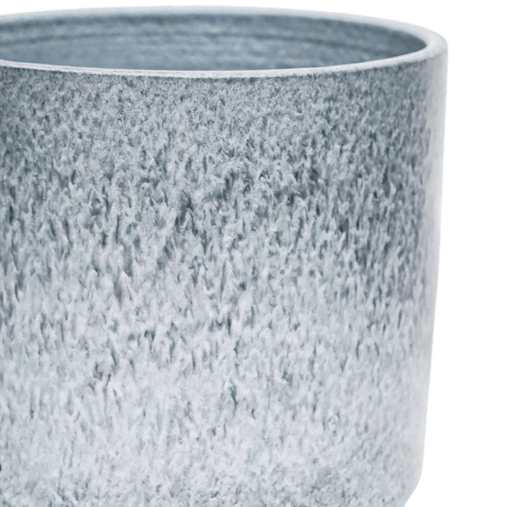 Ivyline Wesley Blue Marble Planter 22 x 26cm Image 3