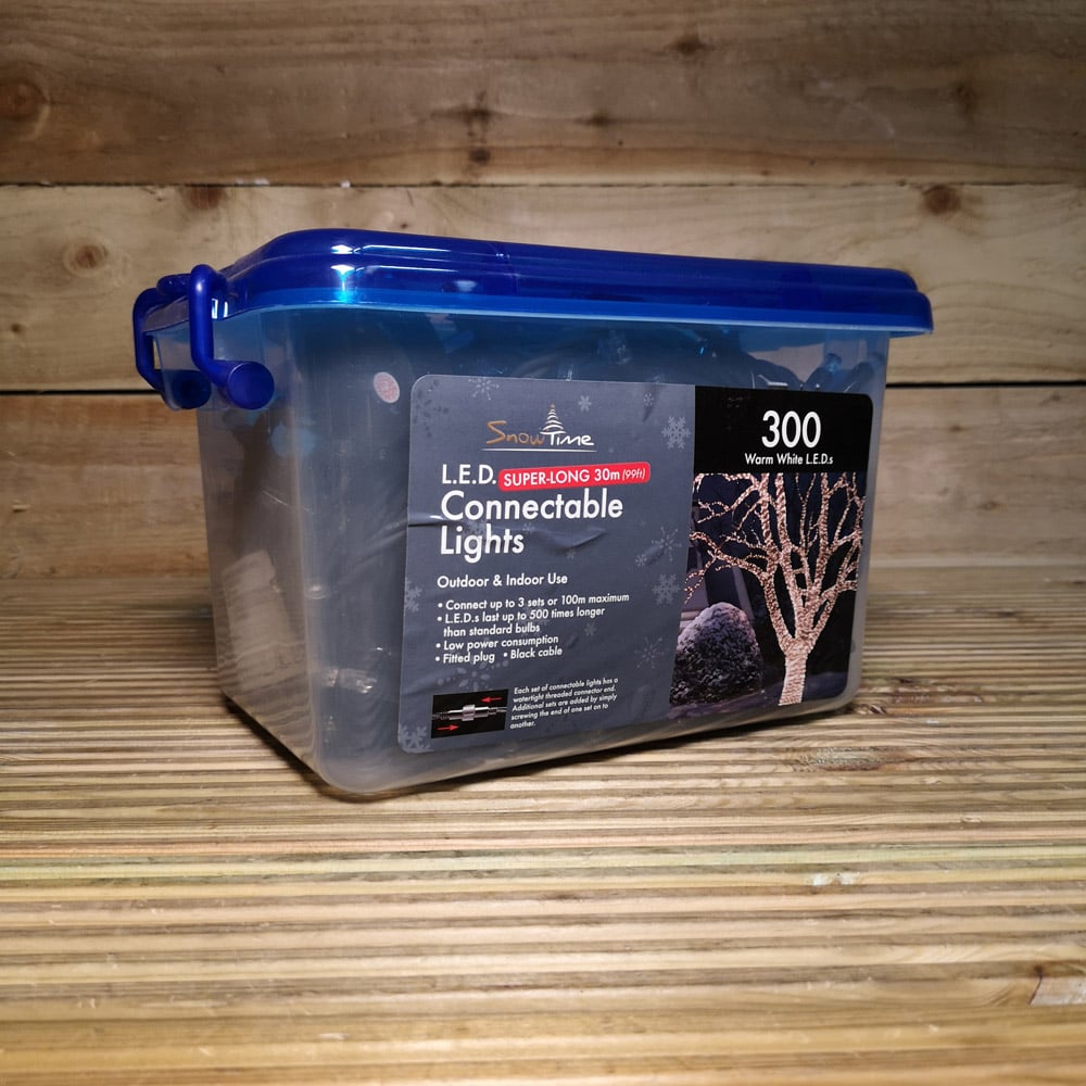 Samuel Alexander 300 LED 30m Warm White Snowtime Christmas Lights Image 5