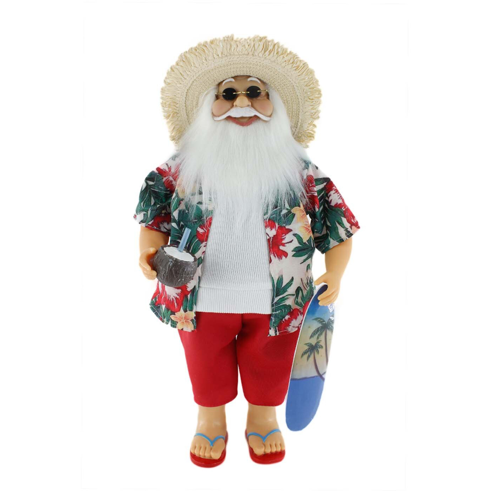 Holiday Standing Santa - Multicolour Image 1