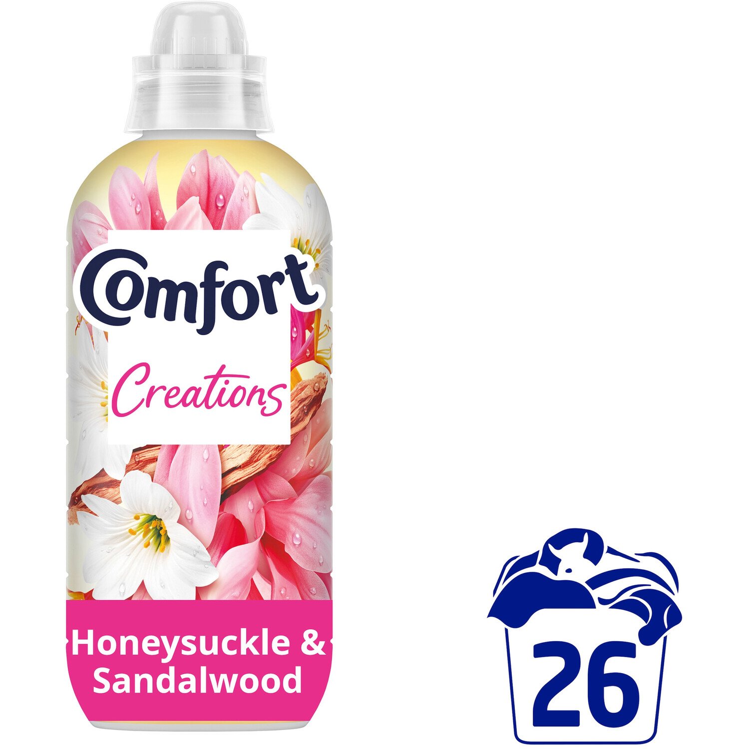 Comfort Creations Ultra Concentrated Fabric Conditioner Honeysuckle and Sandalwood Image 2