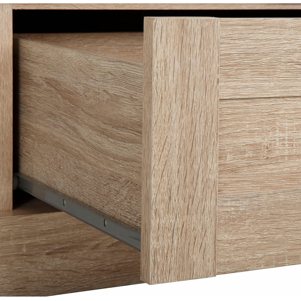 Loft24 Binz 3 Door 2 Drawer Large Oak Storage Cupboard Image 8