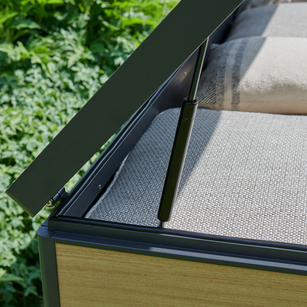 Royce XL Wood Look Outdoor Storage Box 976L Image 3