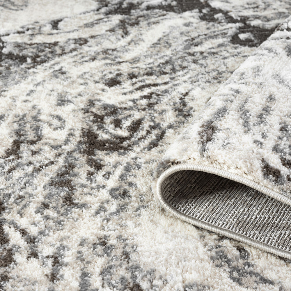 Desire Rugs Eleanor Grey Abstract Embossed Rug 200 x 290cm Image 3