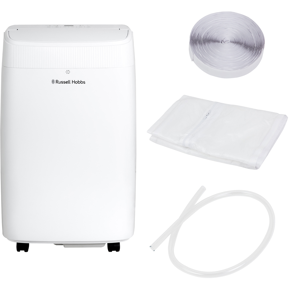 Russell Hobbs White 9000BTU Portable Air Conditioner with Dehumidifier Image 3