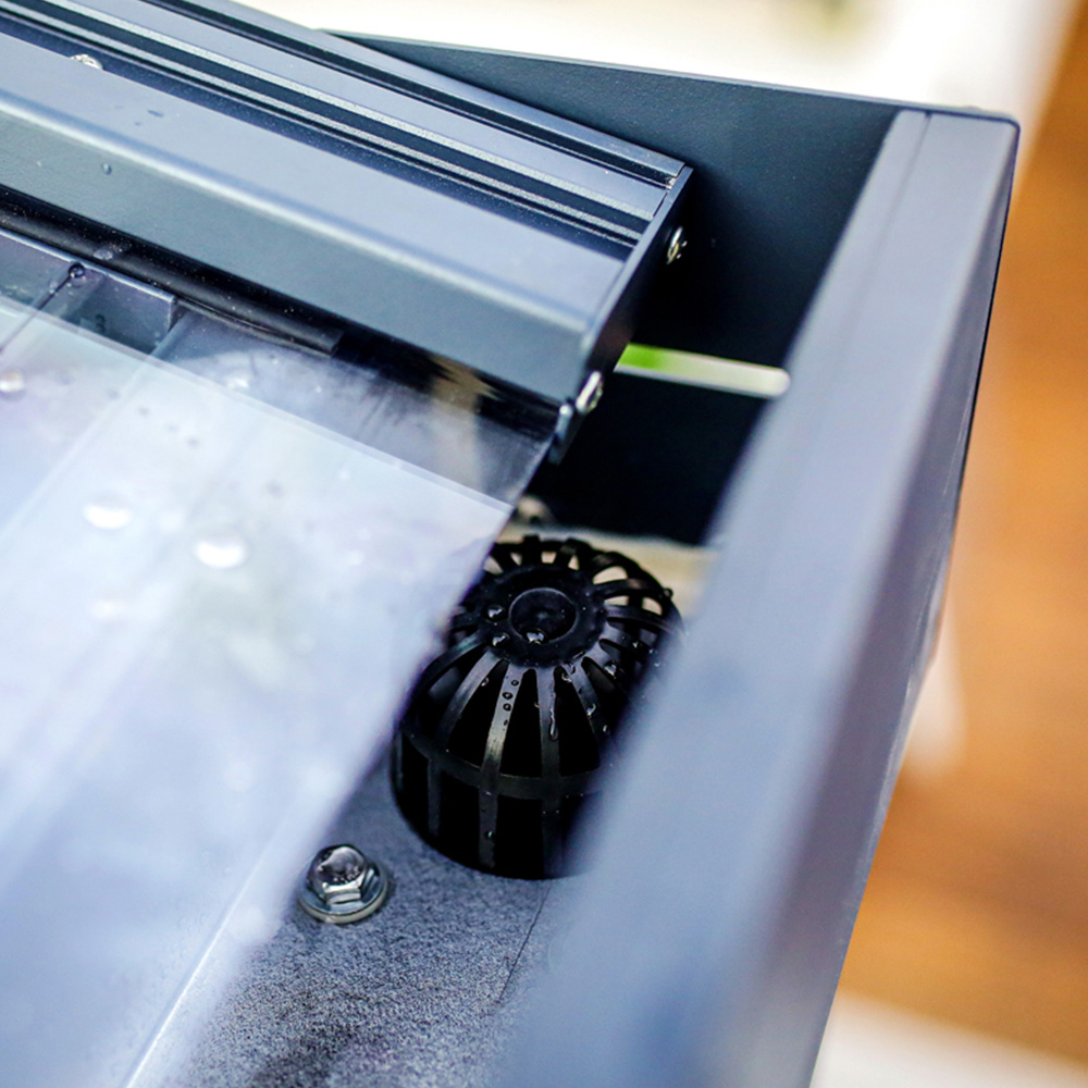 Palram Canopia Stockholm Grey and Clear 3.4 x 6.6m Patio Cover Image 2