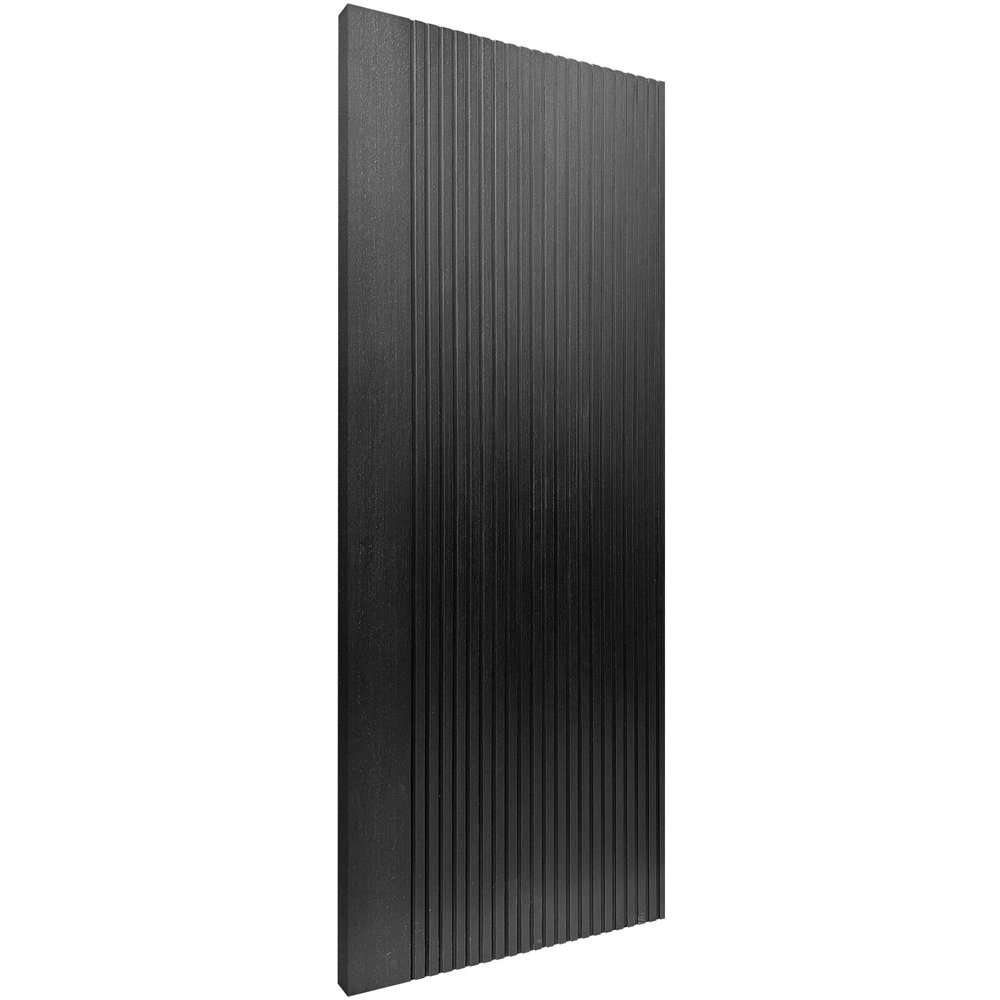Miami Charcoal Black Fully Finished Solid Internal Door 1981 x 610 x 35mm Image 3