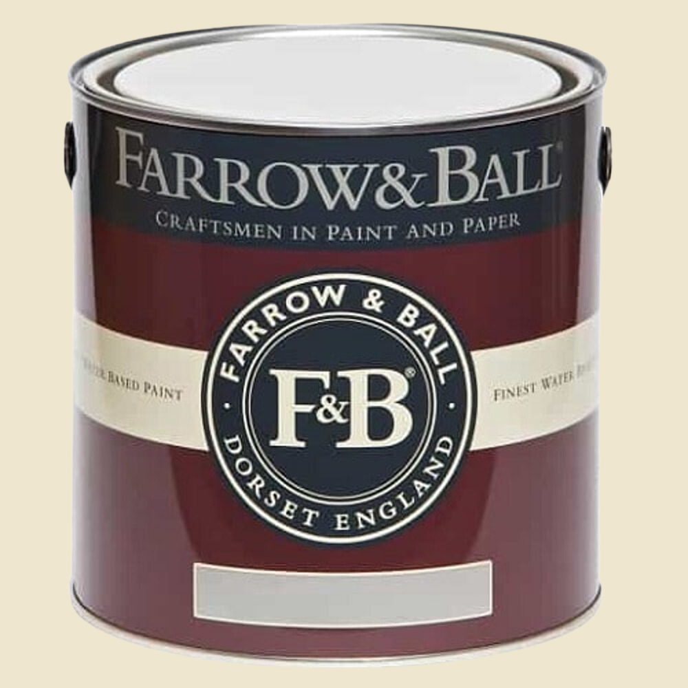 Farrow & Ball Interior Wood and Metal 59 New White Flat Eggshell Paint 2.5L Image 2