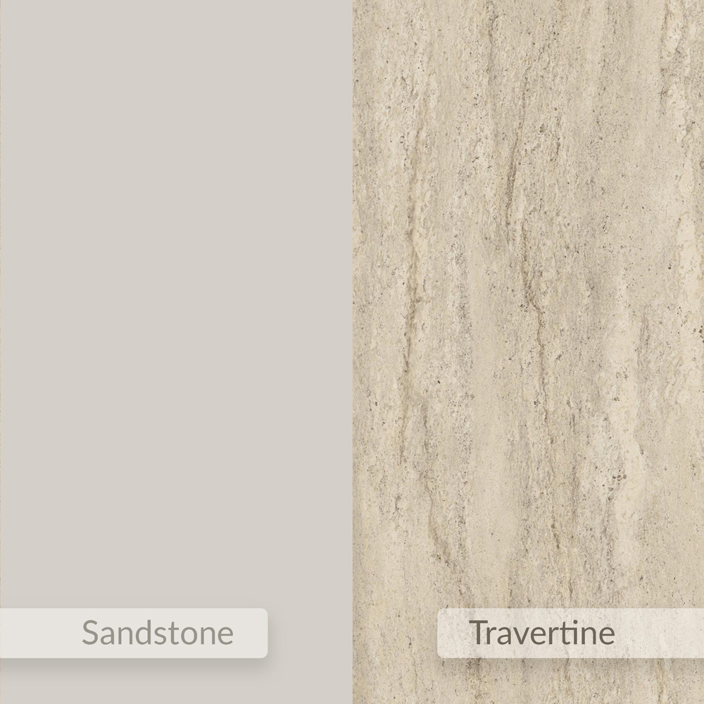 Decortie Onda Single Drawer Sandstone Wall-Mounted Bedside Table Image 6