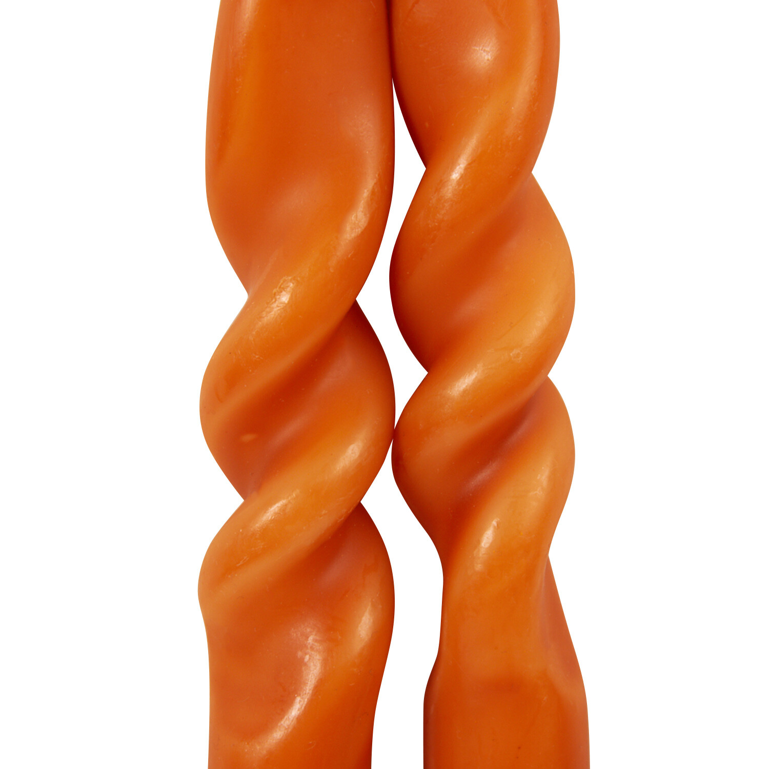 Set of 2 Jewel Twist Taper Candles - Green, Orange, or Red Image 10