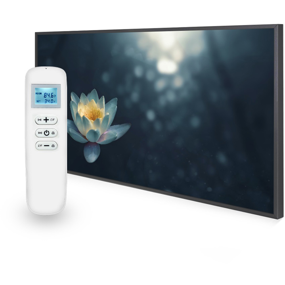 Mirrorstone Nexus Pond Lilly Picture Wi-Fi Infrared Heating Panel 580W 595 x 995mm Image 3