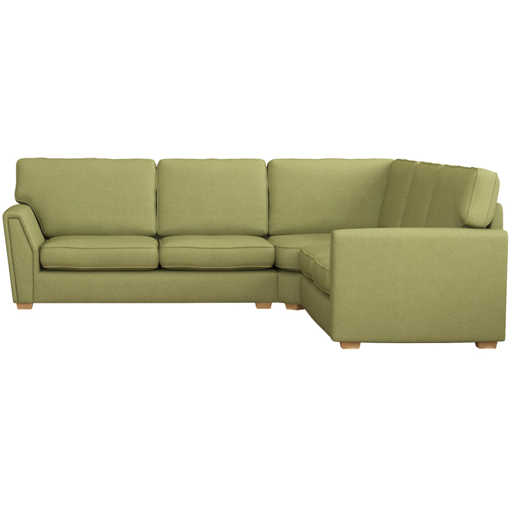 Wendleberry 4 Seater Venice Olive Fixed Back Corner Sofa Image 3