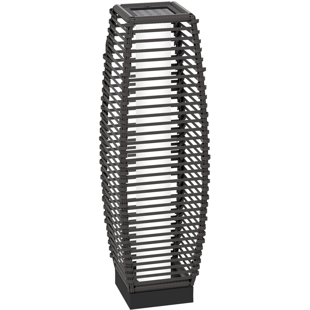 Outsunny Grey LED Solar Floor Lamp Image 1