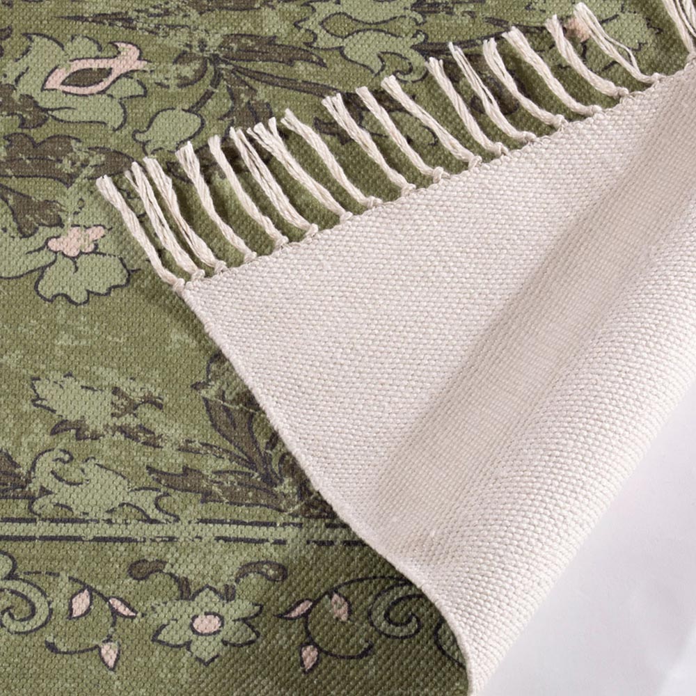 Kew Olive Green Rug 120 x 170cm Image 3