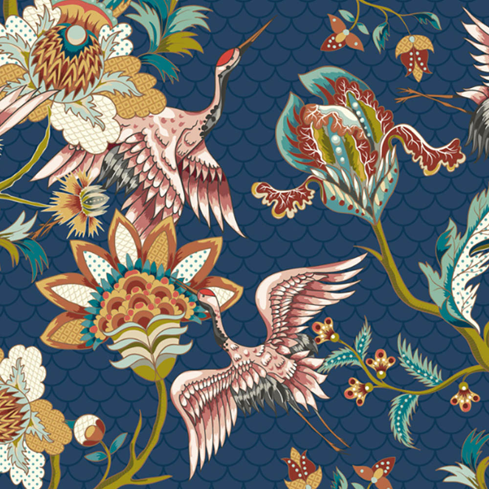 Origin Murals Sports Cars Navy Blue Wall Mural Image 2