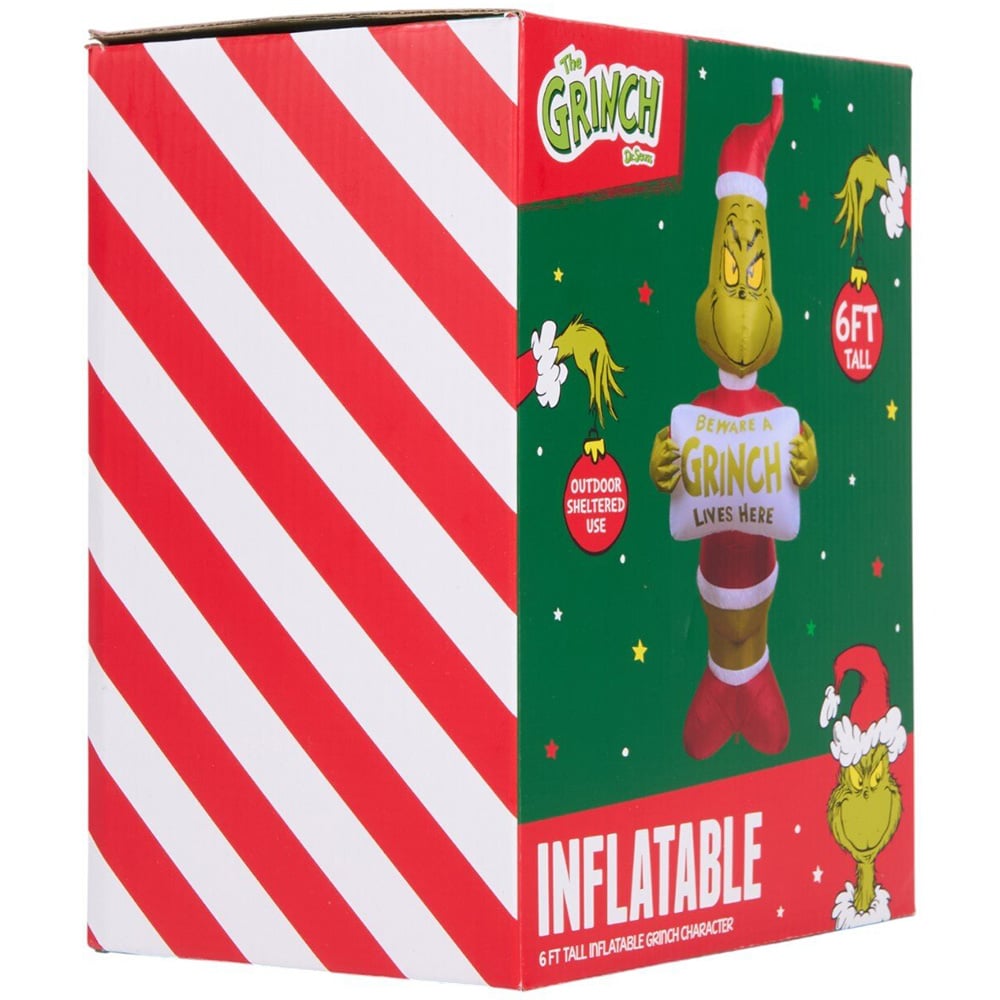 Inflatable Grinch - Green and Red Image 5