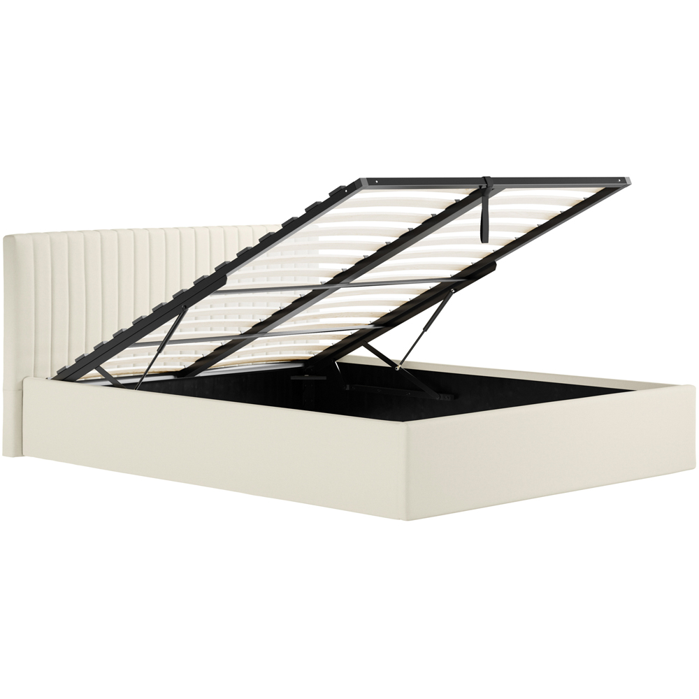 LPD Home Berlin Milk King Size Ottoman Bed Image 5