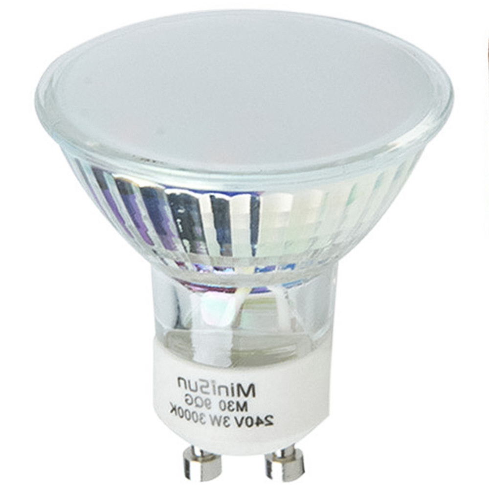 ValueLights 12 Pack GU10 3W LED Spotlight Light Bulbs Image 1