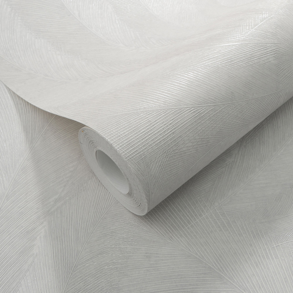 Erismann Elysium Plume Light Grey Wallpaper Image 2