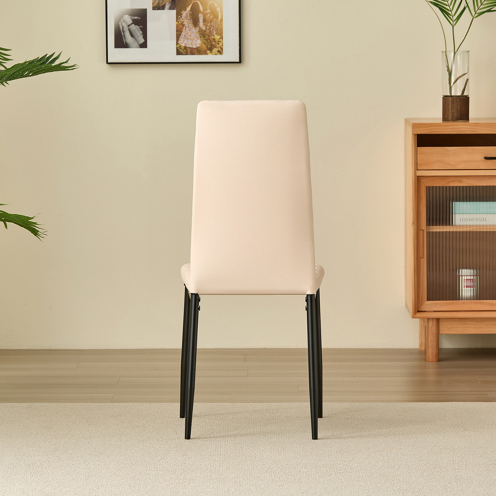 Indoor Living Colorado Emily 4 Seater Dining Set Champagne Image 8