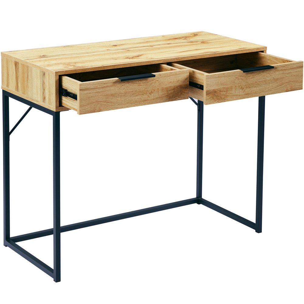 Julian Bowen Bali 2 Drawer Oak Dressing Table Image 4