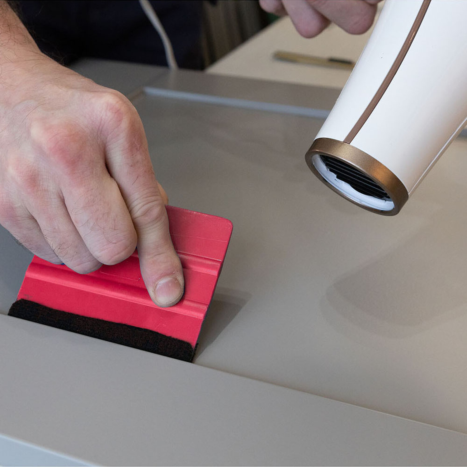 d-c-fix Matt Effect Self Adhesive Vinyl Film - Grey Image 10