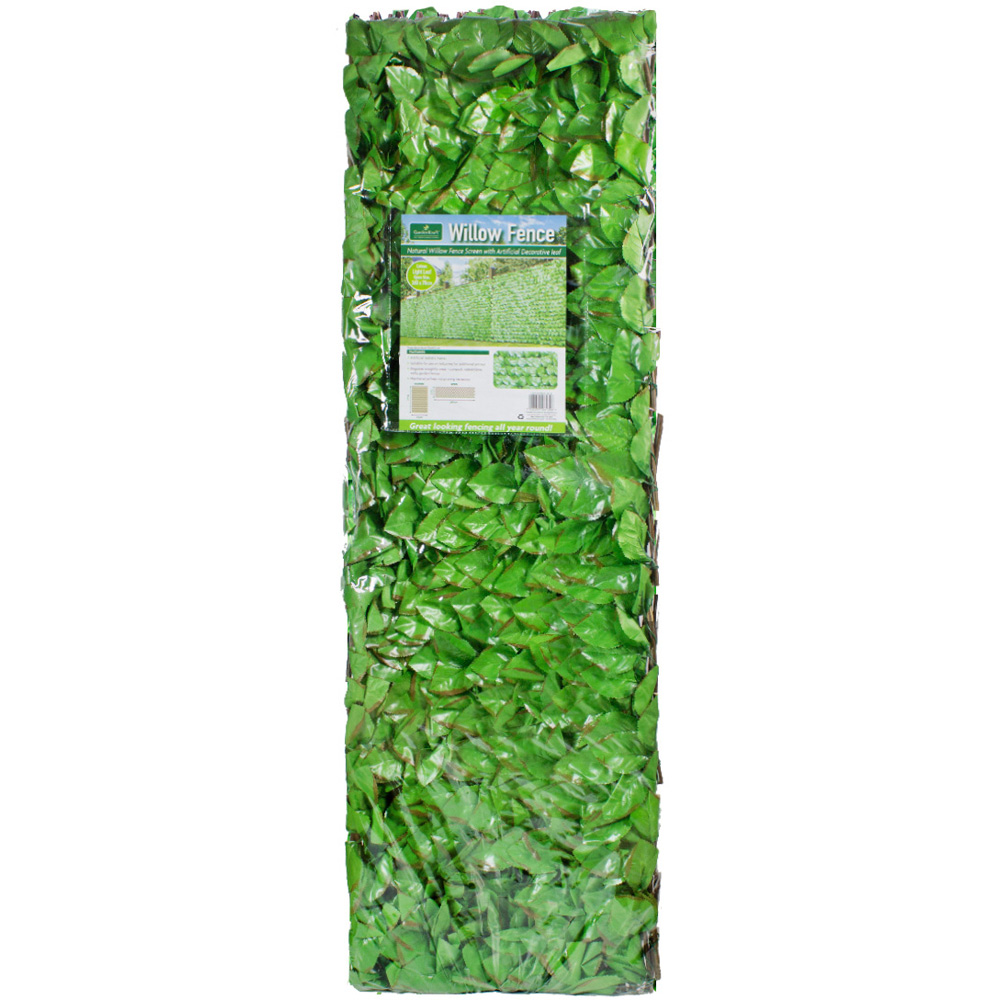GardenKraft IVY Artificial Willow Fence 260 x 70cm Image 6
