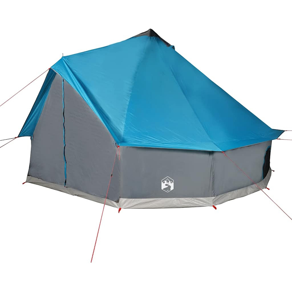 Walplus 8 Person Waterproof Tipi Family Tent Blue Image 3