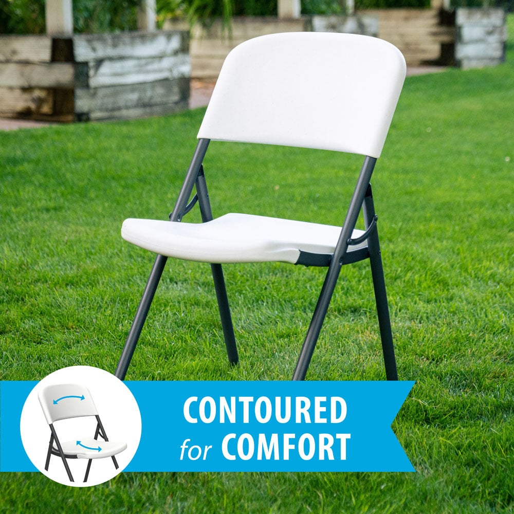 Lifetime Products Set of 4 Foldable Loop Leg Chair Image 8