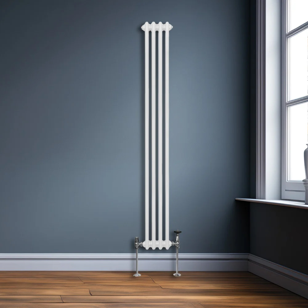 Monster Shop 2639 BTU White Traditional 3 Column Radiator 1800 x 202mm Image 2