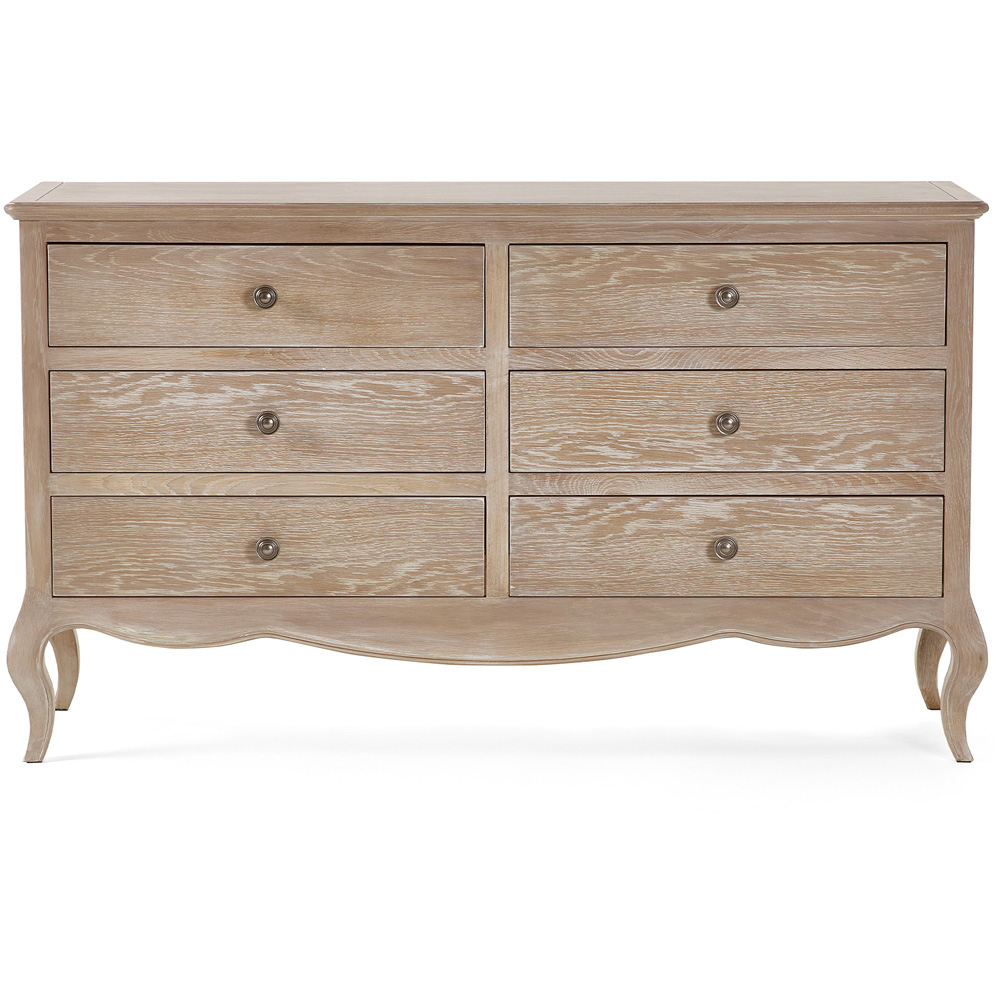 Julian Bowen Camille 6 Drawer Wide Chest of Drawers Image 3