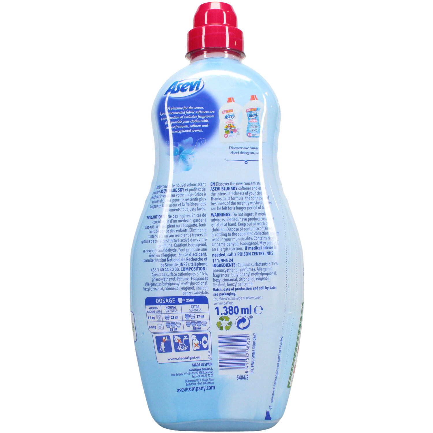 Asevi Fabric Conditioner - Blue Sky Image 2