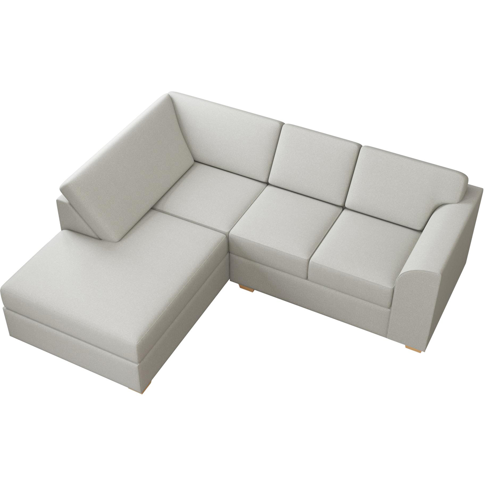 Modo 3 Seater Venice Mink Left Hand Fixed Back L-Shape Corner Sofa Image 4
