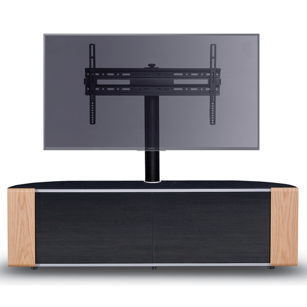 MDA Designs Sirius 1600 Hybrid 2 Door Walnut and Oak Complete TV Cabinet Image 3