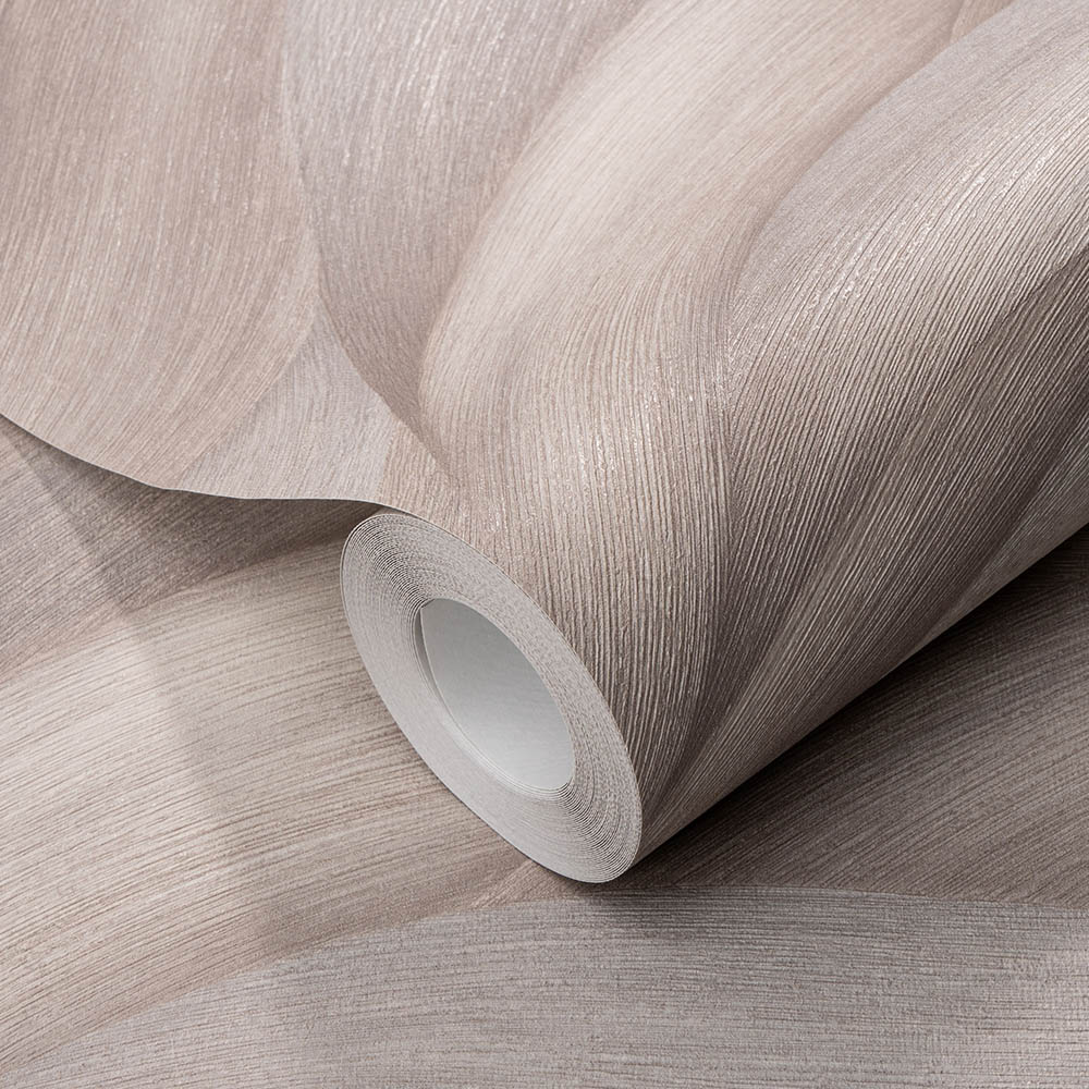 Erismann Leaf Waves Natural and Beige Wallpaper Image 2