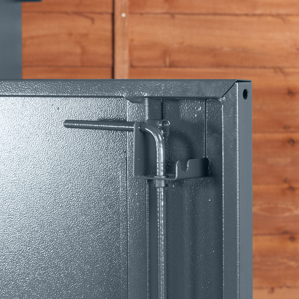 Asgard Access 7 x 4ft Double Door Cream Garden Shed Image 5