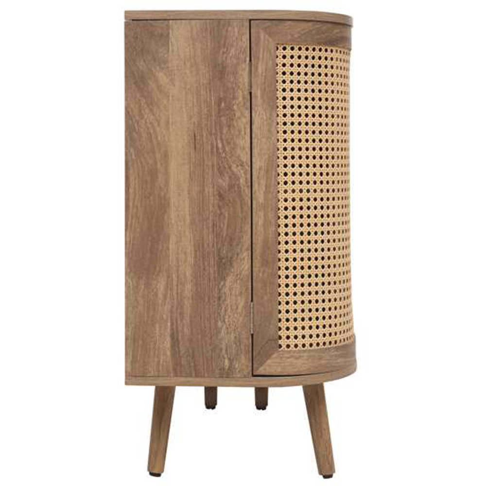 Birlea Noah 2 Door 3 Drawer Rattan Effect Sideboard Image 5