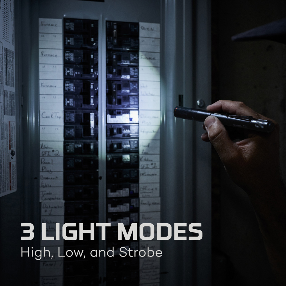 Nebo Columbo 150 150 Lumens Waterproof Inspection Pen Light with 4x Zoom and AAA Batteries Image 7