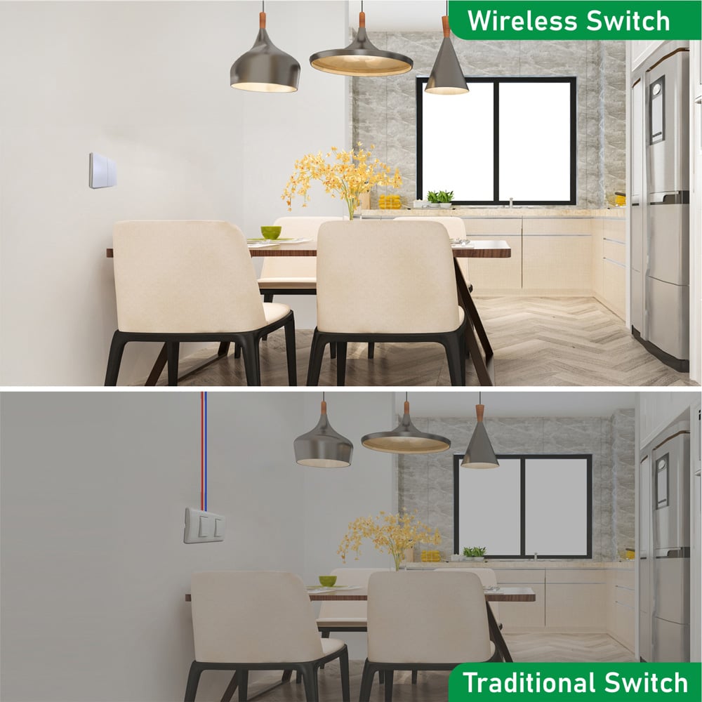 ENER-J 2G Wireless White Body Pro Series Kinetic Switch Image 3