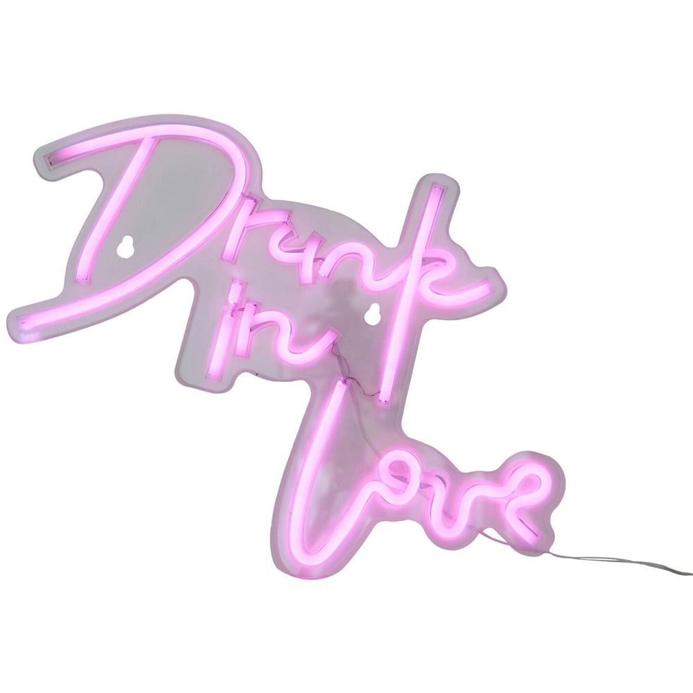 Drunk in Love Neon Sign - Pink Image 2