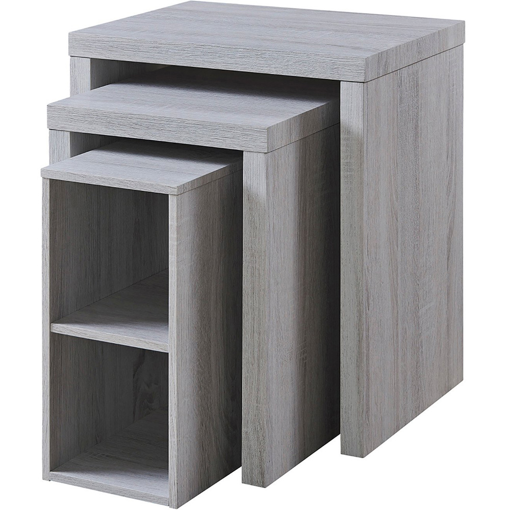 Hartley Nest of Tables - Light Grey Image 2