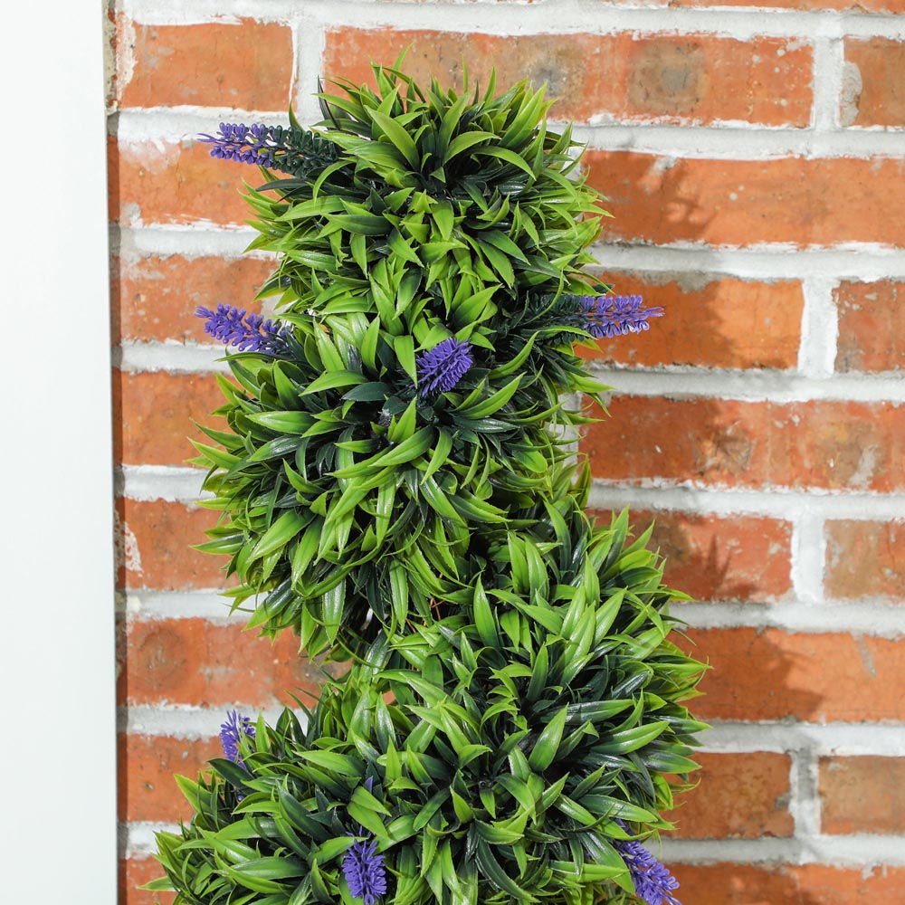 Portland Lavender Decorative Artificial Plant in Pot 115cm 2 Pack Image 5