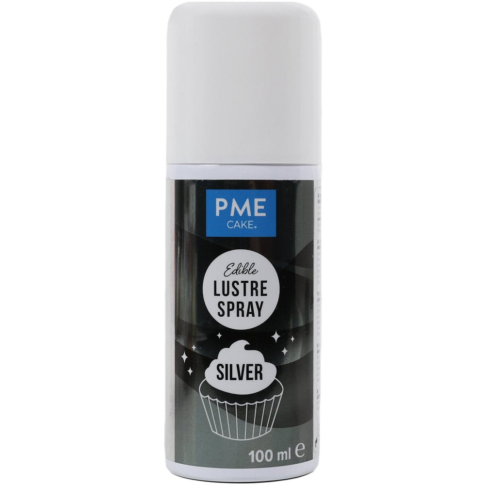 PME Edible Lustre Spray - Silver Image 2