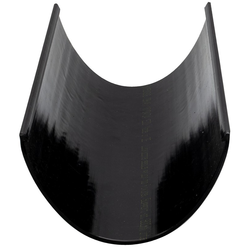 FloPlast Deepflow Hi-Cap Gutter Black 3m x 115 x 75mm Image 3