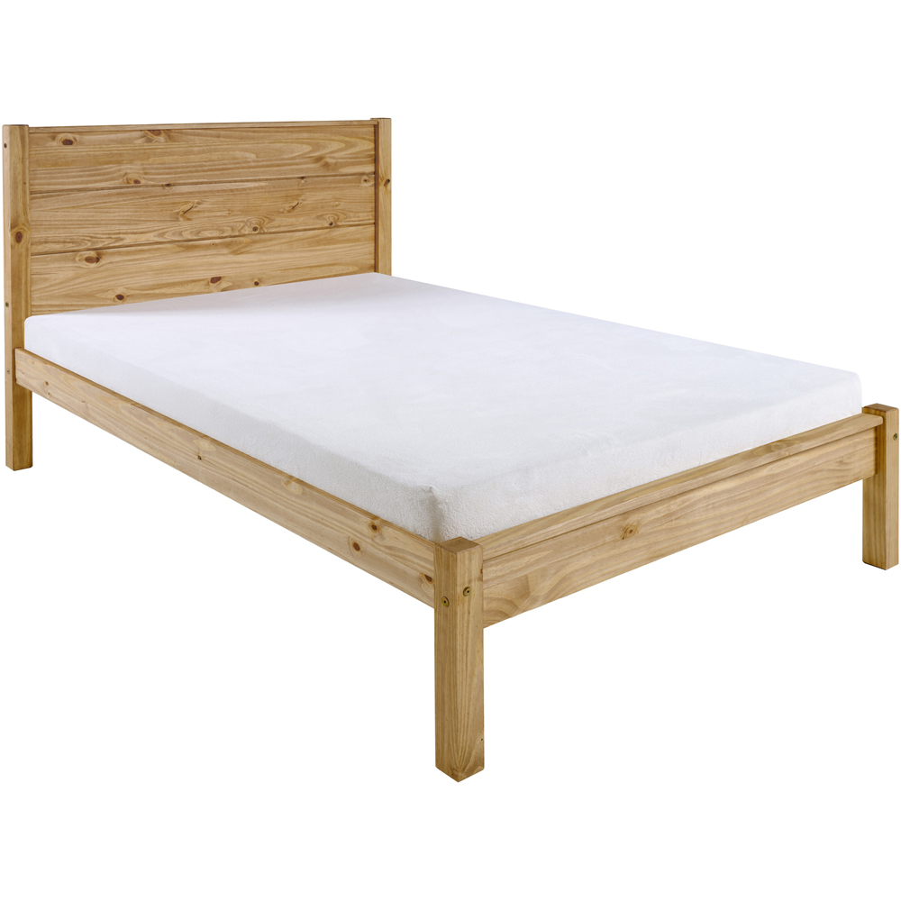 Seconique Barton Double Waxed Pine Bed Image 2