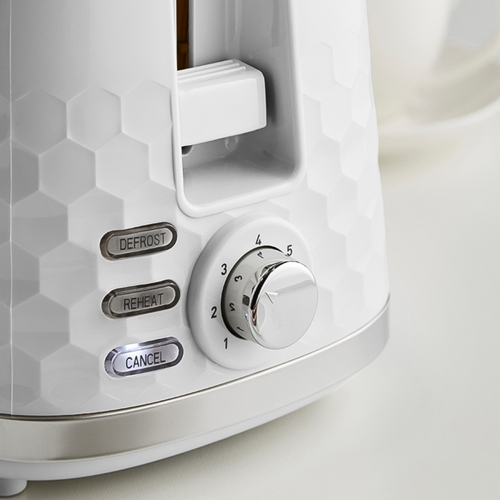 Morphy Richards Hive 220034 White 2 Slice Toaster Image 5