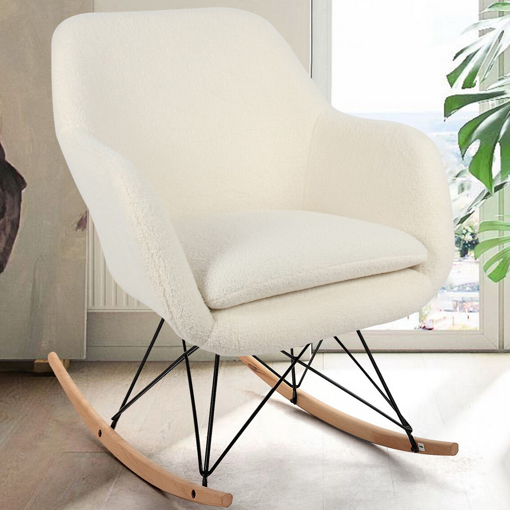 Francis Cream Rocking Chair Image 1