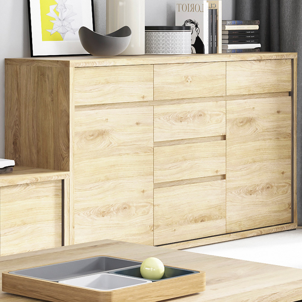 Florence Shetland 2 Door 6 Drawer Cupboard Image 1