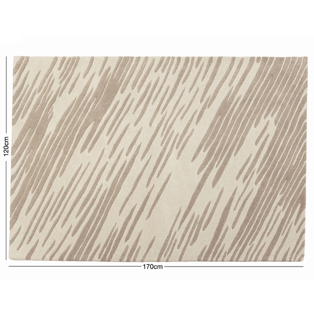 Esselle Home Aura Storm Natural and Mink Rug 120 x 170cm Image 7
